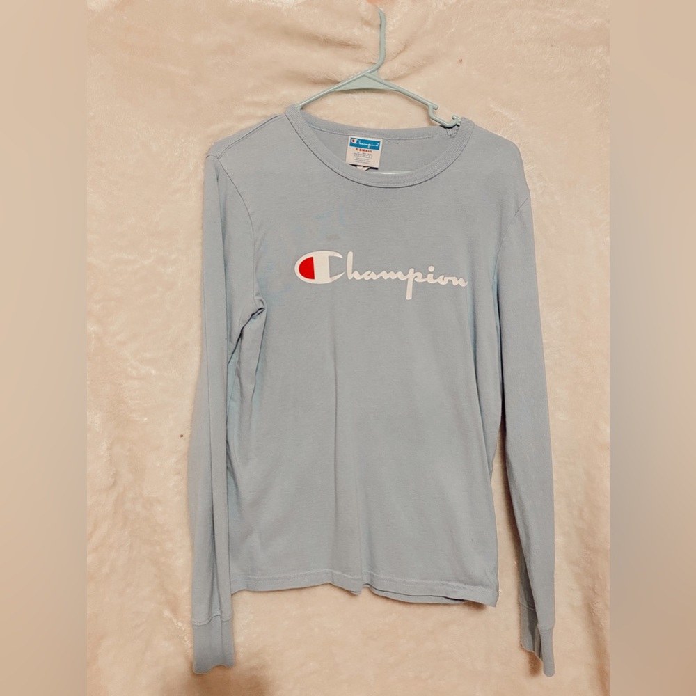 Light Blue Champion Sweatshirt
